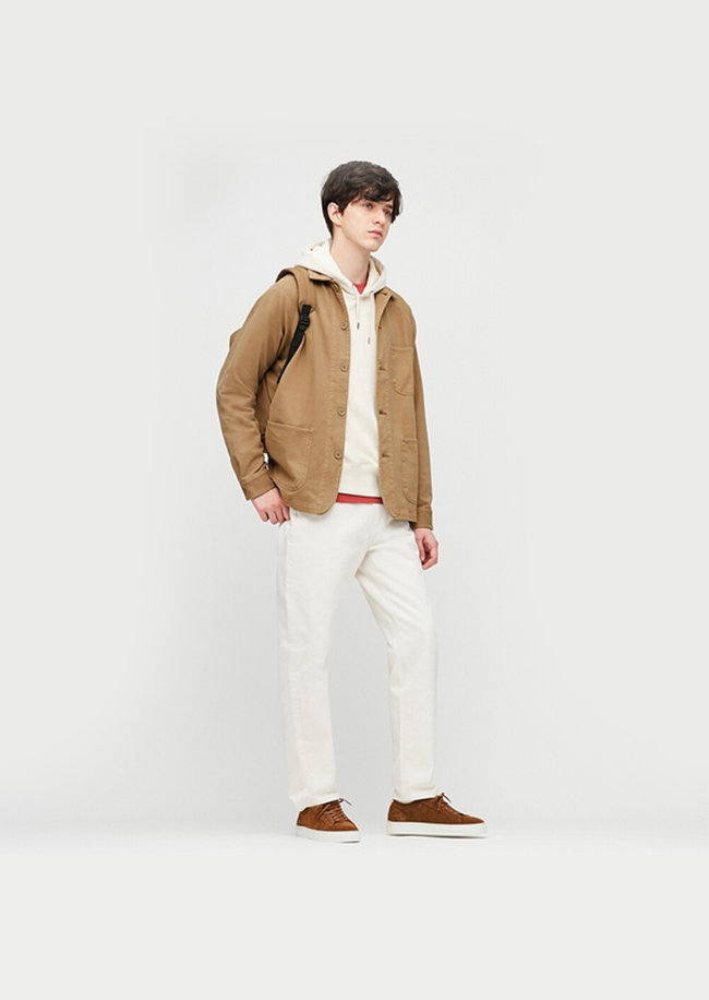 Jaket work washed jersey clearance